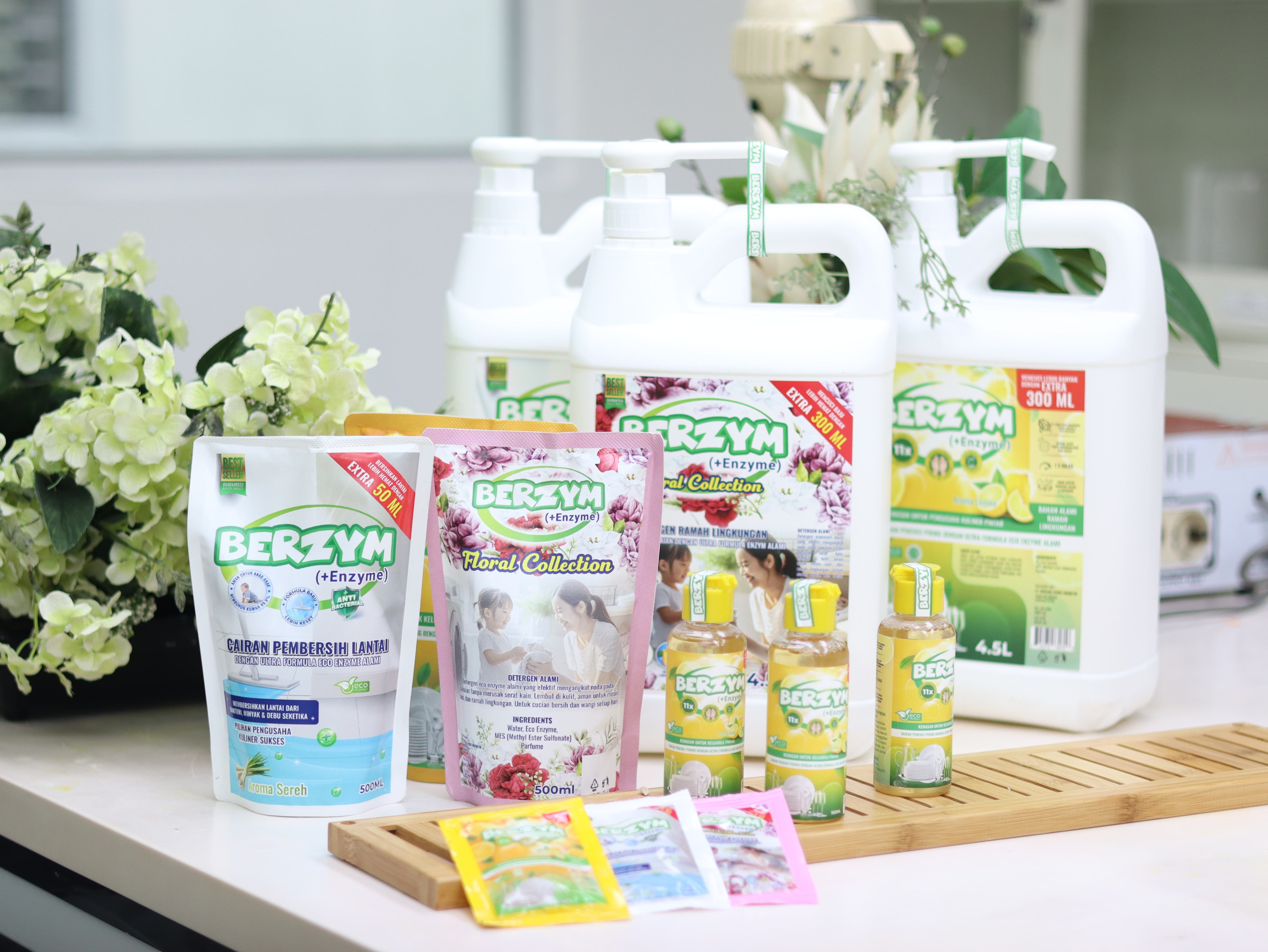 Berzym emerges as a response to pollution and waste, offering natural cleaning products based on eco enzymes.