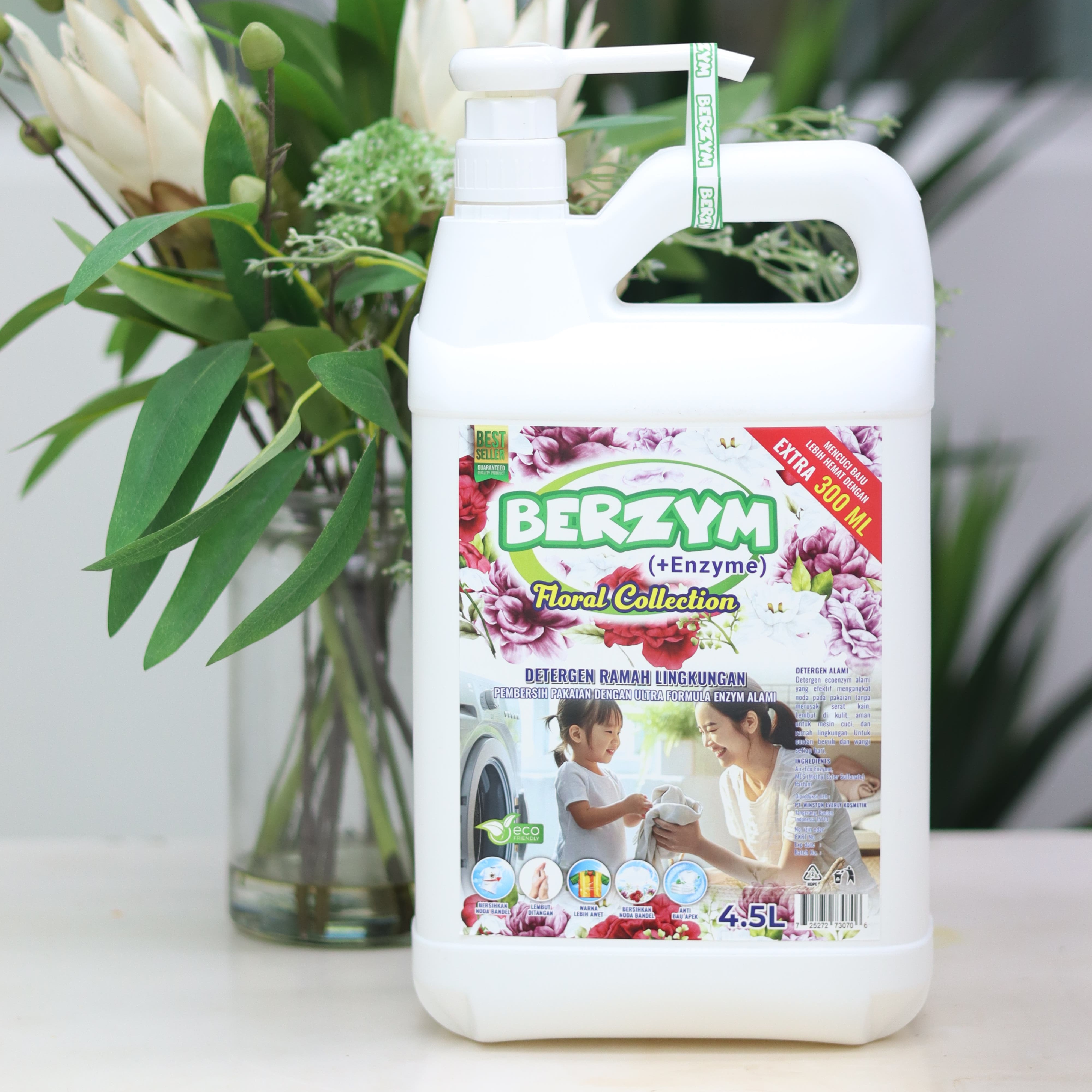 Berzym Product - Eco-Friendly Detergent - 4500ml